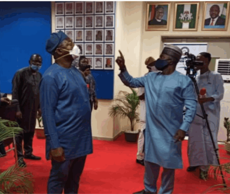 The Honorable Minister, Mr. Sunday Dare’s Visit to the Sport Hall of Fame, Foundation of Nigeria